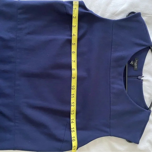 Talbots Blue shirt Dress size 10P - Picture 6 of 7